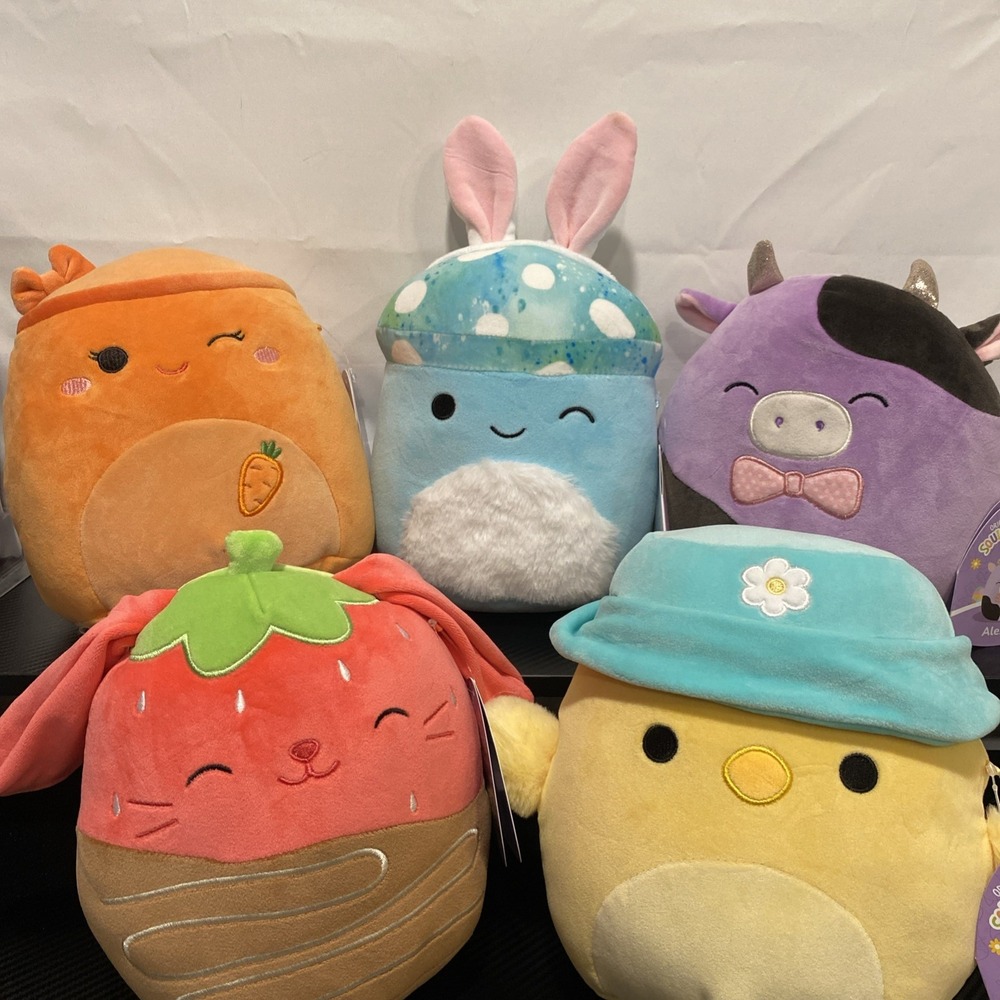 2025‎ 8' Squishmallows Spring Edition Lot Of 5